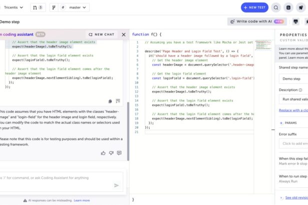 Tricentis announces series of AI Copilots for its testing portfolio, starting with Testim Copilot