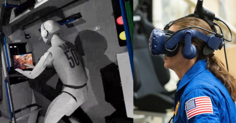 Watch NASA astronauts use VR to explore the first lunar space station