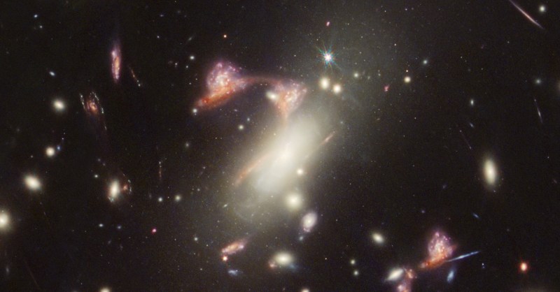 James Webb spots another pair of galaxies forming a question mark
