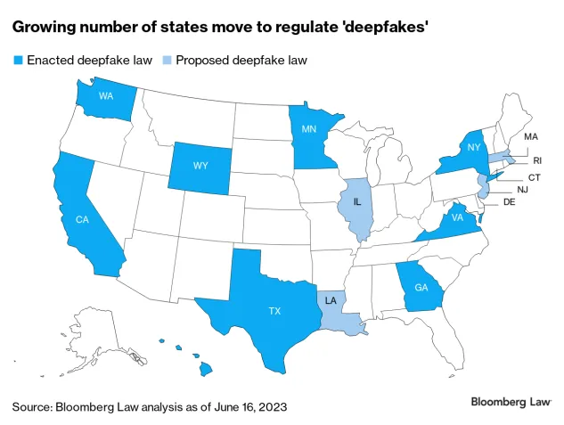 Deepfake laws across America