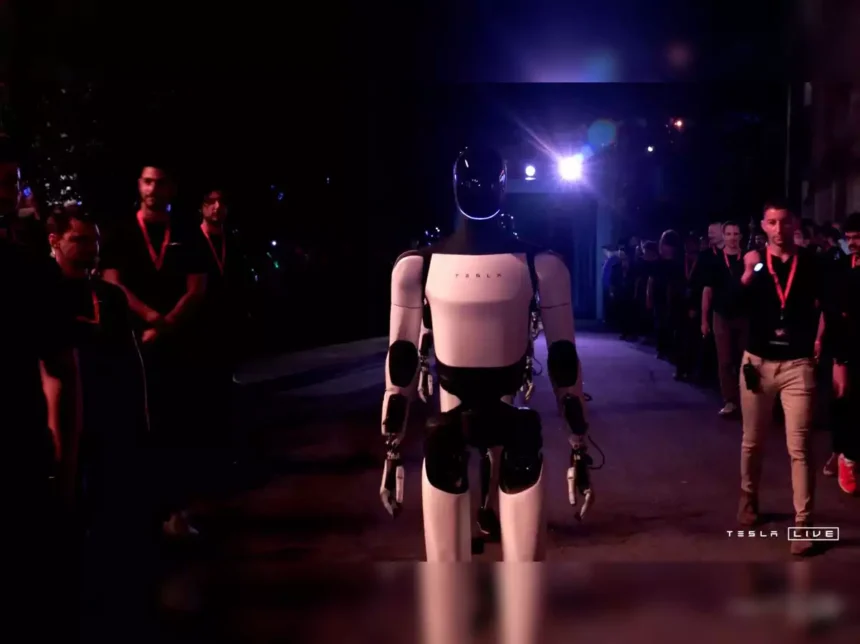 Optimus at 'We, Robot' Event